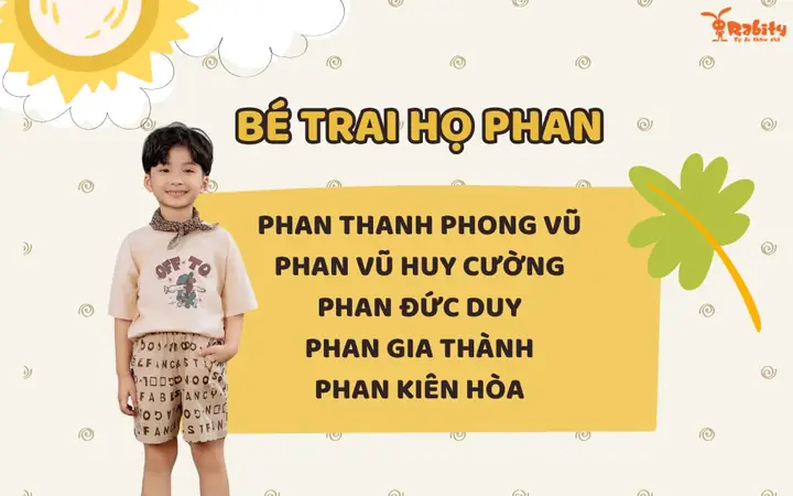 Họ Và Tên Hay Cho Bé Trai