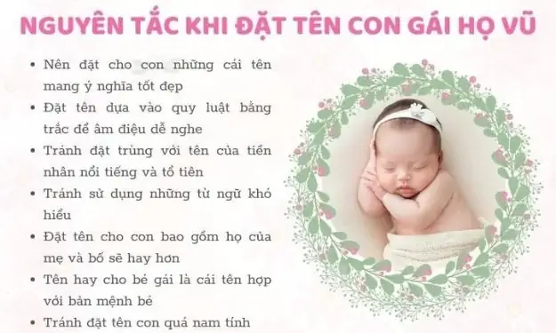 Họ Vũ Nên Đặt Tên Con Gái Là Gì