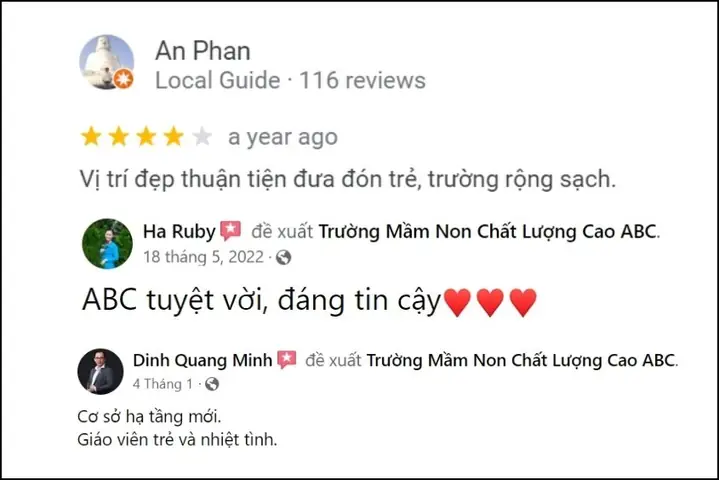 Học Phí Trường Abc Đà Nẵng