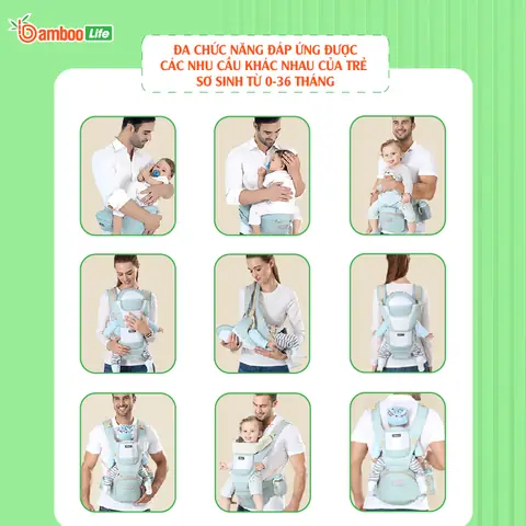 Hướng Dẫn Cách Sử Dụng Địu Em Bé