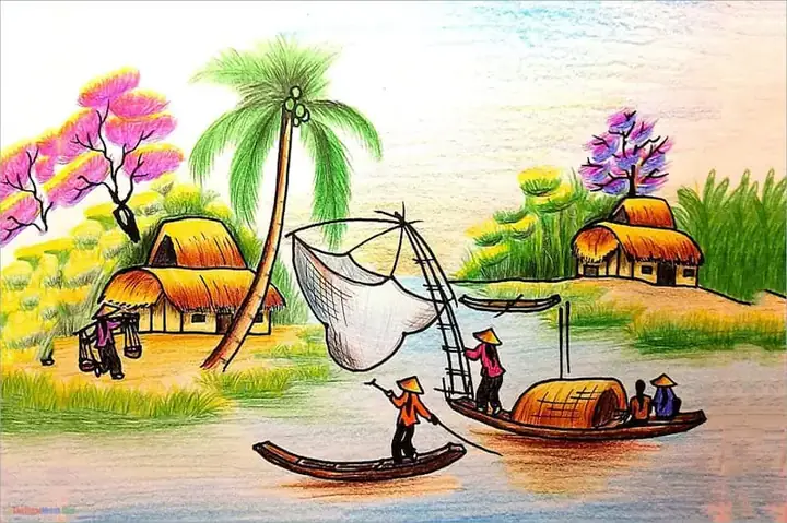 Hướng Dẫn Cách Vẽ Tranh Phong Cảnh