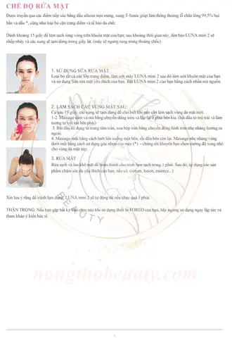 Hướng Dẫn Dùng Foreo Luna Mini 2