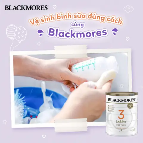 Hướng Dẫn Pha Sữa Blackmore Số 3