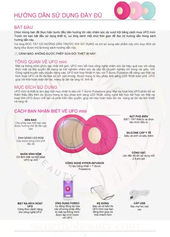 Hướng Dẫn Sử Dụng Foreo Mini 2