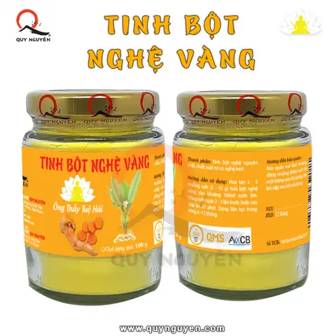 Hướng Dẫn Sử Dụng Tinh Bột Nghệ Vàng