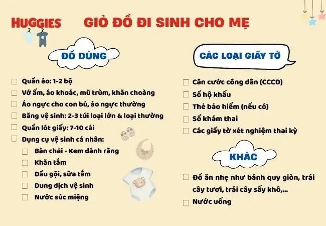 Hướng Dẫn Xếp Giỏ Đồ Đi Sinh Hướng Dẫn Xếp Giỏ Đồ Đi Sinh