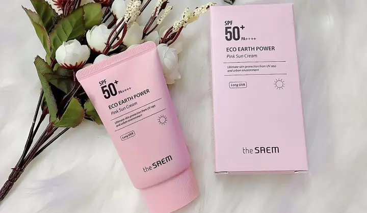 Kcn The Saem Eco Earth Power Pink Sun Cream Review Kcn The Saem Eco Earth Power Pink Sun Cream Review