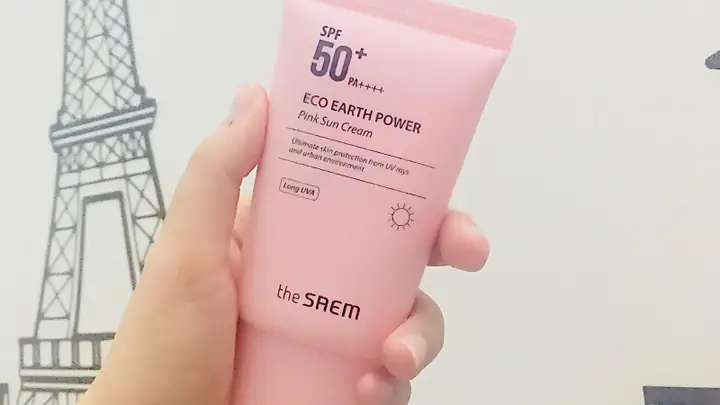 Kcn The Saem Eco Earth Power Pink Sun Cream Review Kcn The Saem Eco Earth Power Pink Sun Cream Review
