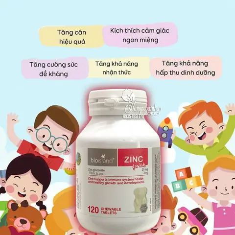 Kẽm Bio Island Zinc 120 Viên
