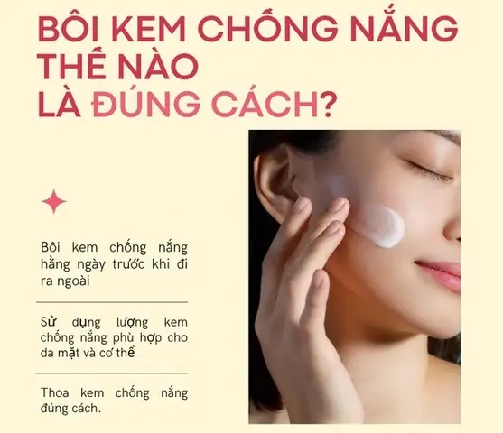 Kem Chống Nắng Cách Sử Dụng