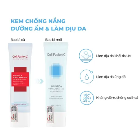 Kem Chống Nắng Cell Fusion C 10ml Review