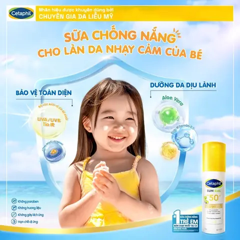 Kem Chống Nắng Cho Bé 1 Tuổi