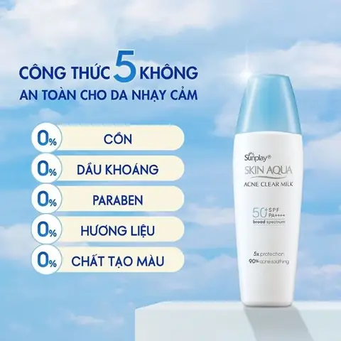 Kem Chống Nắng Cho Da Dầu Mụn Nhật Bản