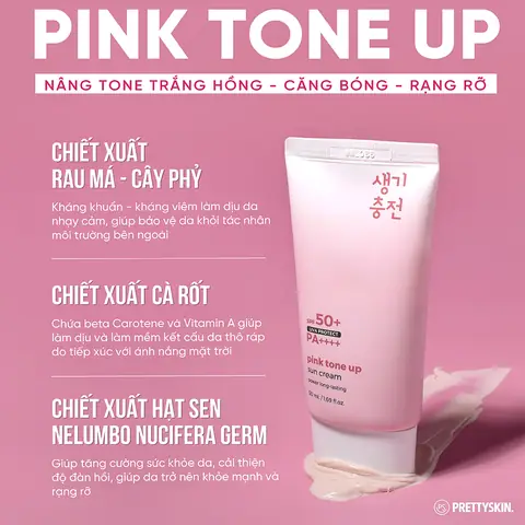 Kem Chống Nắng Giúp Da Trắng Hồng