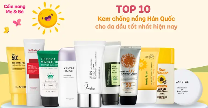 Kem Chống Nắng Hàn Quốc Cho Da Dầu Mụn Kem Chống Nắng Hàn Quốc Cho Da Dầu Mụn