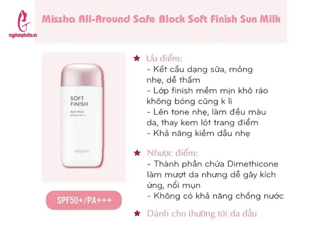 Kem Chống Nắng Missha Có Cồn Không