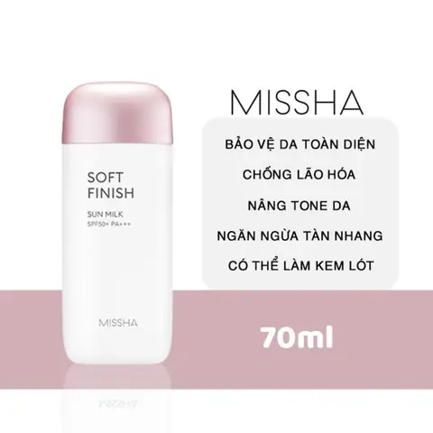 Kem Chống Nắng Missha Màu Hồng