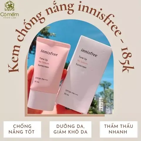 Kem Chống Nắng Nâng Tone Da Giá Rẻ