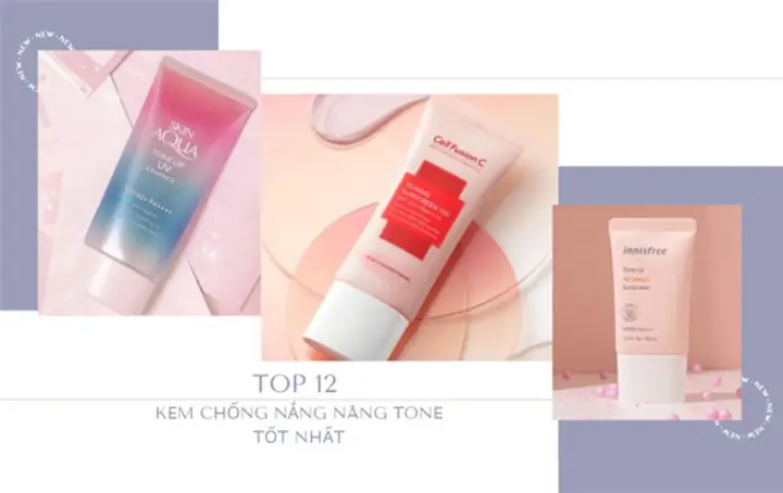Kem Chống Nắng Nâng Tone Da Tốt
