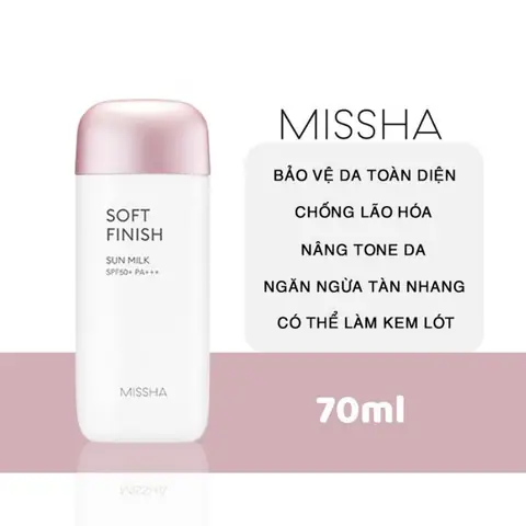 Kem Chống Nắng Soft Finish Missha