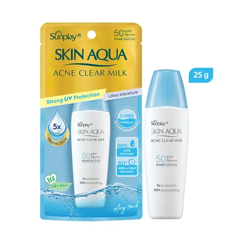 Kem Chống Nắng Sunplay Skin Aqua Cho Da Mụn