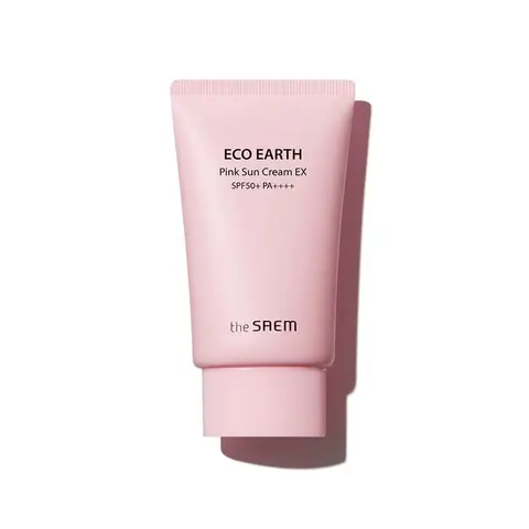Kem Chống Nắng The Saem Pink Fake