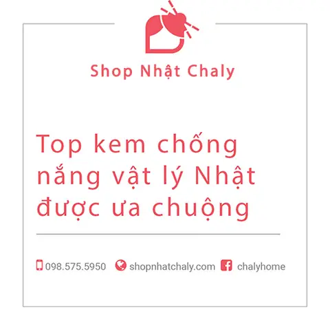 Kem Chống Nắng Vật Lý Nhật