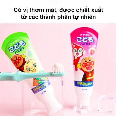 Kem Đánh Răng Cho Bé Nuốt Được Của Nhật