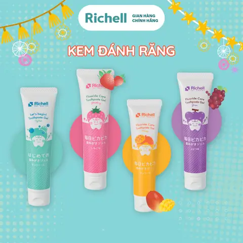 Kem Đánh Răng Cho Trẻ Em Có Thể Nuốt Được