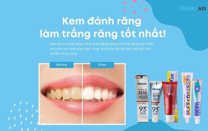 Kem Đánh Răng Tốt Cho Men Răng