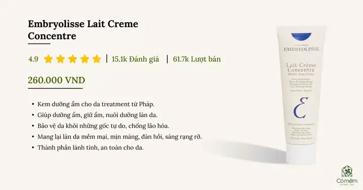 Kem Dưỡng Ẩm Cho Da Treatment