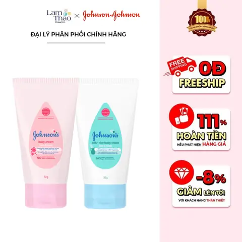 Kem Dưỡng Ẩm Johnson Baby Giả