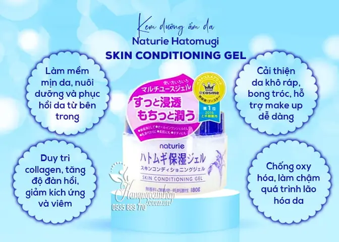 Kem Dưỡng Ẩm Naturie Dụng Cho Da Gì