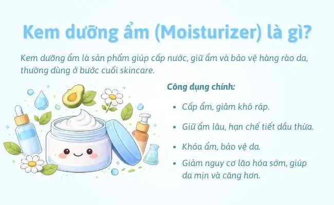 Kem Dưỡng Da Có Phải Là Kem Dưỡng Ẩm Không