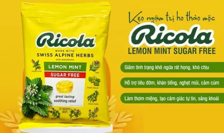 Kẹo Ngậm Viêm Họng Cho Bé