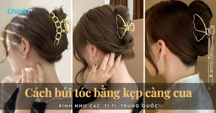 Kẹp Tóc Bằng Kẹp Càng Cua