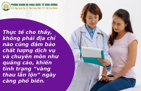 Khám Phụ Khoa Ở Thủ Dầu Một