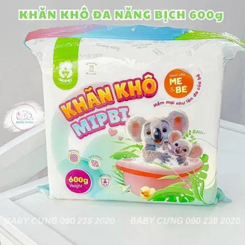 Khăn Vải Khô Đa Năng Cho Trẻ Sơ Sinh