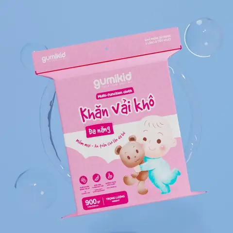 Khăn Vải Khô Đa Năng Cho Trẻ Sơ Sinh