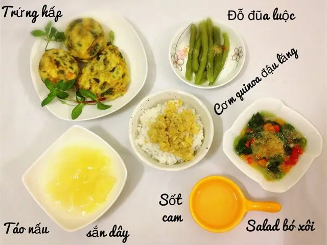 Khẩu Phần Ăn Cho Bé 2 Tuổi