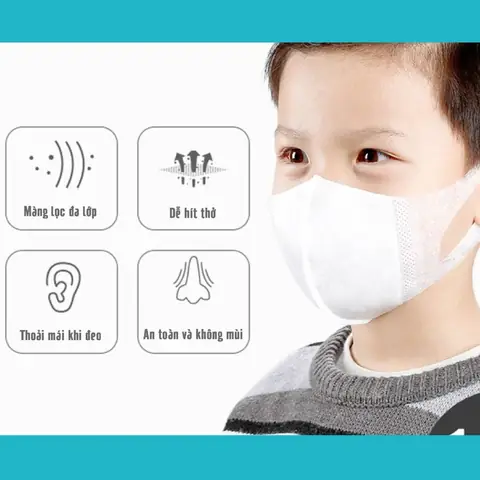 Khẩu Trang Kháng Khuẩn Cho Trẻ Em