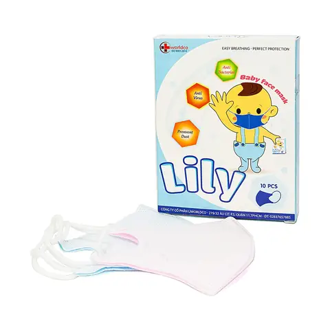 Khẩu Trang Y Tế Trẻ Em Lily Khẩu Trang Y Tế Trẻ Em Lily