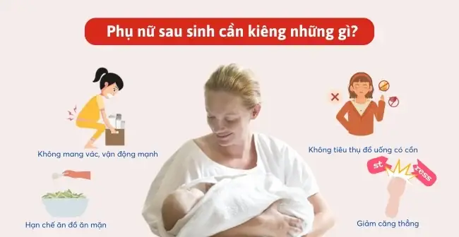 Kiêng Cữ Sau Sinh Bao Lâu Là Đủ