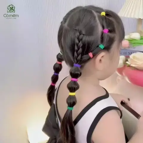 Kiểu Tết Tóc Đẹp Cho Bé