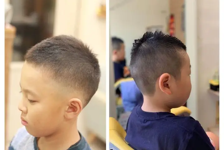 Kiểu Tóc Bé Trai Đầu Đinh