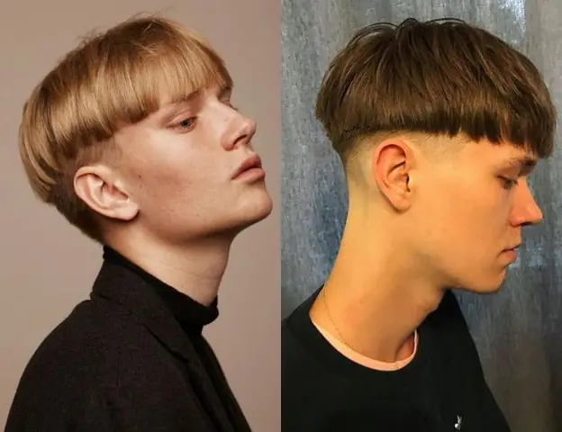 Kiểu Tóc Đầu Nấm Cho Nam