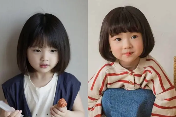 Kiểu Tóc Ngắn Của Bé Gái
