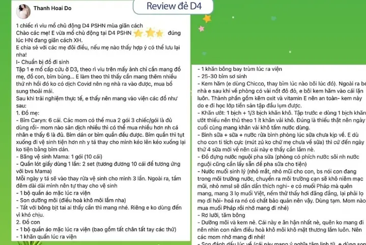 Kinh Nghiệm Đẻ Ở Bệnh Viện Phụ Sản Hà Nội