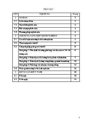 Kỹ Năng Cho Trẻ Nhà Trẻ