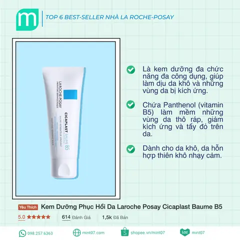 La Roche Posay B5 Thành Phần La Roche Posay B5 Thành Phần